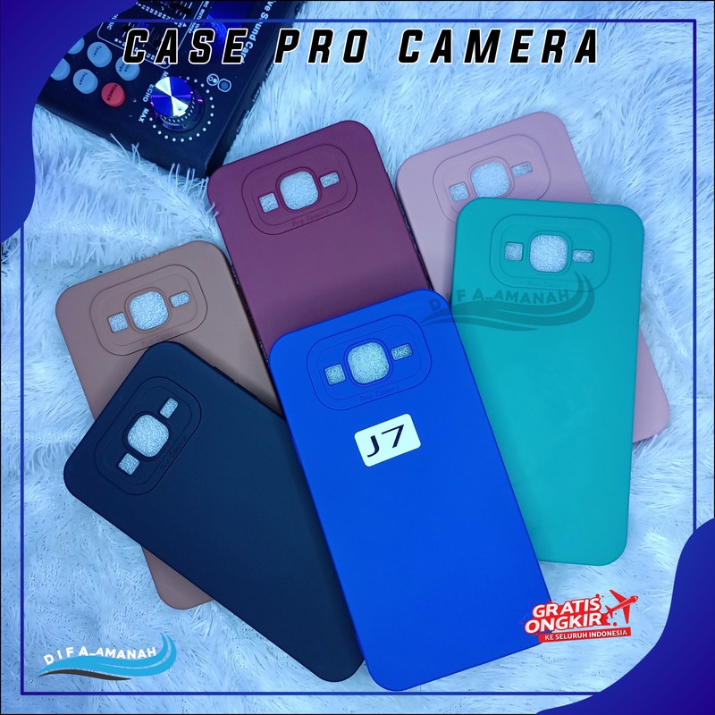 SAMSUNG J7 / J7 core / J710 2016 CASE PRO SILICON WARNA MACARON / CASE PRO CAMERA DOVE MATTE COLOUR 