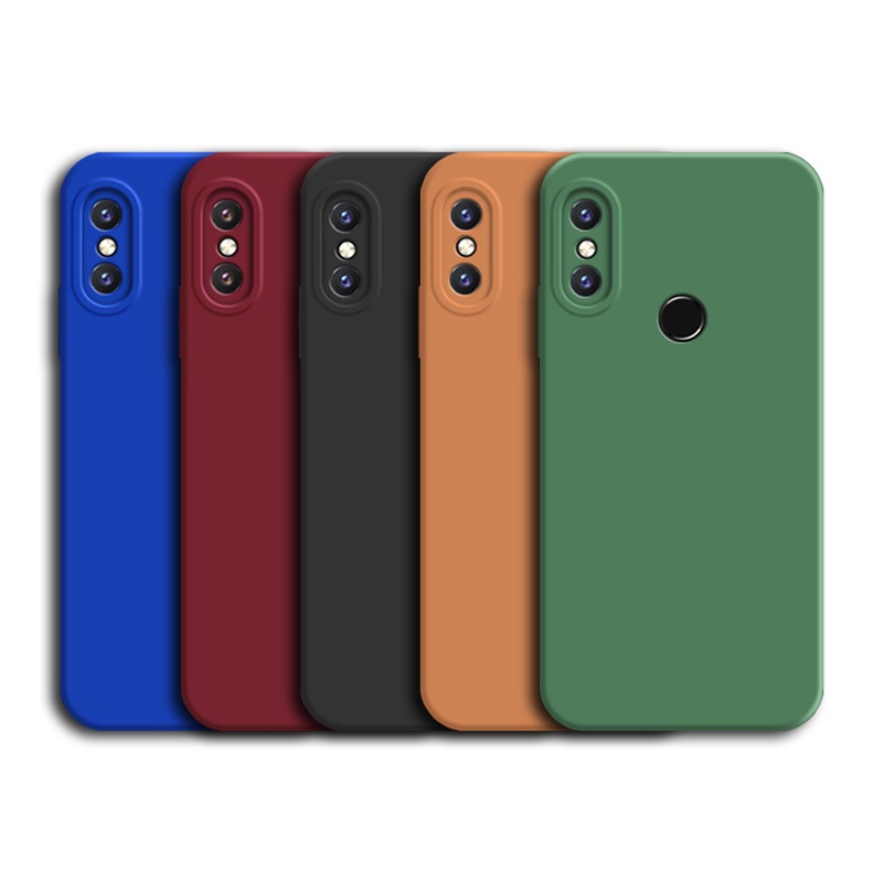 Official Original Soft Case Xiaomi Redmi Note 5 Pro 7 8 9 9S 10 Power 10C Max Casing Liquid Silicone