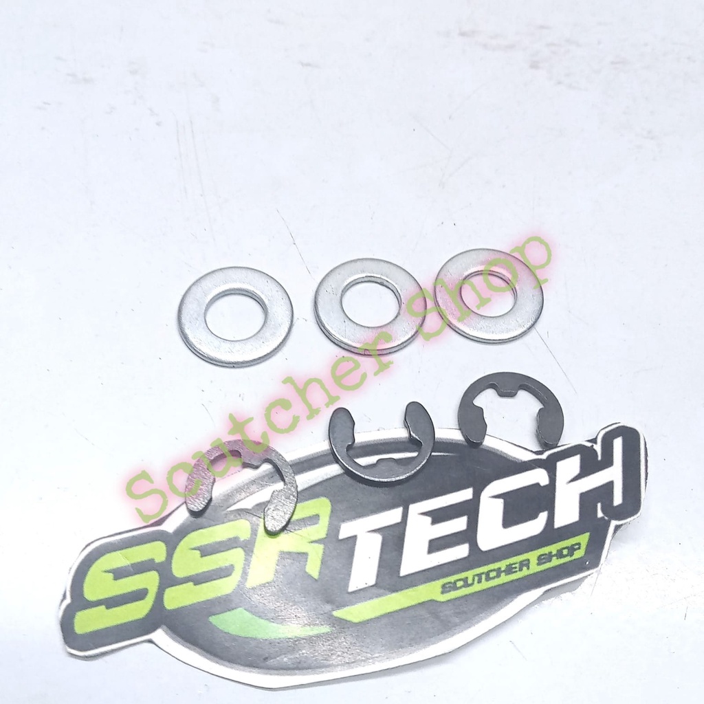 e klip clip eclip eklip spi ring snap snapring rumah dudukan kampas ganda matic beat scoopy vario 110 led esp stater kasar halus genio pop street deluxe mio soul fino nouvo karbu karburator