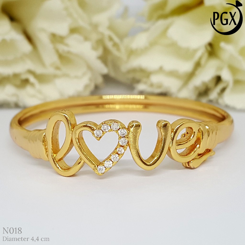 PGX Gelang Anak Xuping Aksesoris Perhiasan Bangle Bangkok Lapis Emas Premium - N018