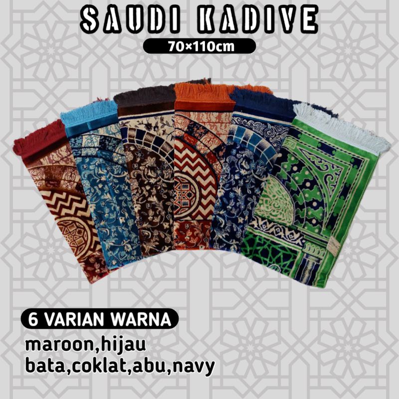 Sajadah Rawdah Turkey Premium / Sajadah Turki Premium Raudah