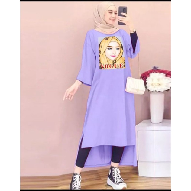 midi dress sablon terbaru / dress crinkel sablon / dress crinkel