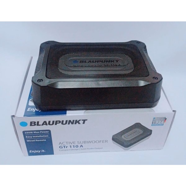 Subwoofer kolong Blaupunkt Subwoofer Kolong BLAUPUNKT GTR-110A Aktif Active Slim Bass GTR110A #subko