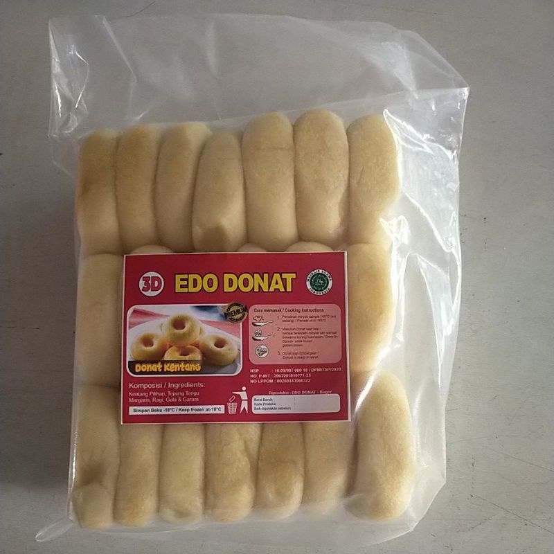 

donat kentang isi 20,donut kentang Edo isi 20