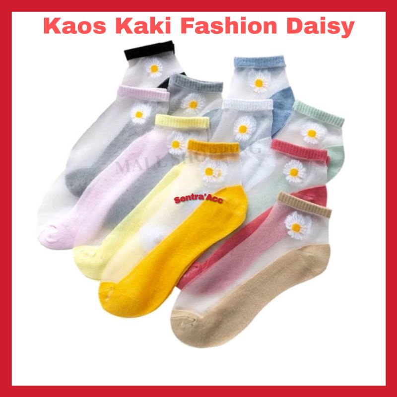 Kaos Kaki Wanita Pendek Kaos Kaki Wanita Transparan Kaos Kaki Daisy