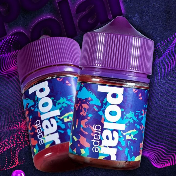 LIQUID 60ML POLAR GRAPE RASA ANGGUR ENAK 3MG