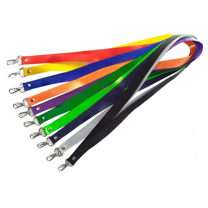 

Tali lanyard /tali idcard Polos uk. 2 cm bahan nylon polos+kait