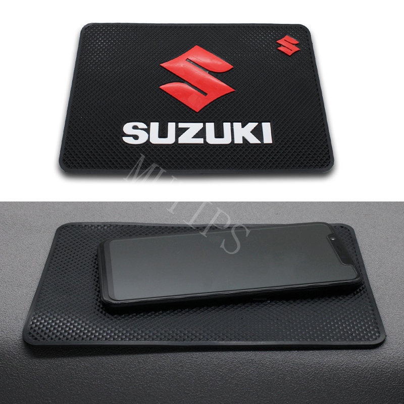 Suzuki Pad Holder Hp Multifungsi Anti Slip Bahan Karet Untuk Dashboard Mobil XL7 / SX4 / Jimny / ERTIGA / Splash Swift / Vitara / Katana