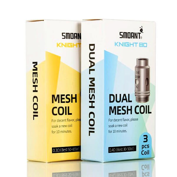 COIL SMOANT KNIGHT MESH 0.3 0.4 OHM ORIGINAL 100%