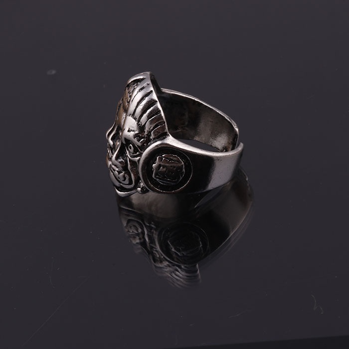 Cincin Desain God and devil Gaya Vintage China Untuk Pria