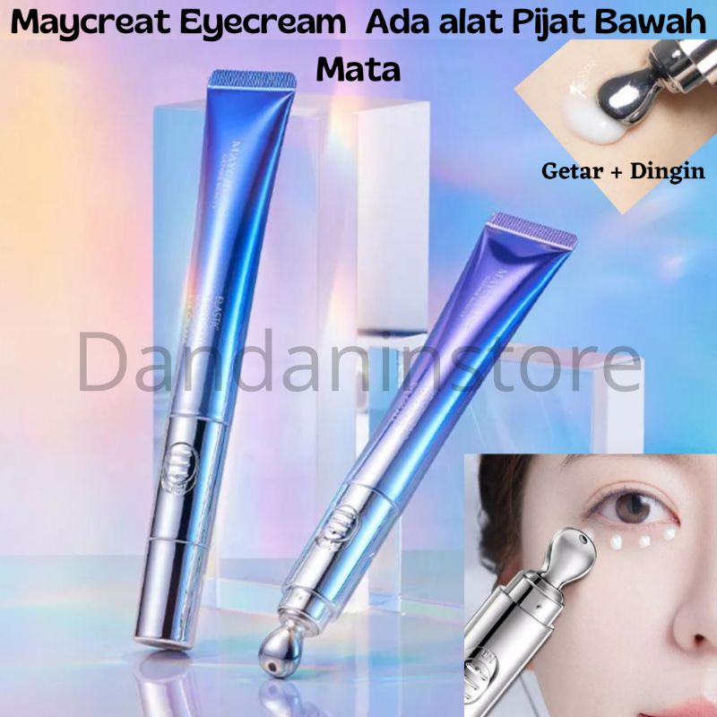 Skincare Eyes 2in1 Eyecream Purple Krim Mata Dengan Alat Getar Pijat Bawah Mata Anti Penuaan Anti Aging Kerutan Mata Panda Hitam Lelah Original Termurah Terbaru