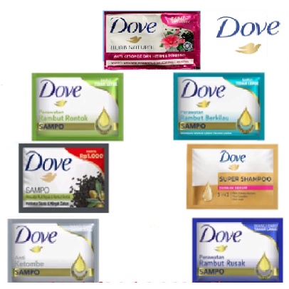 Shampoo Dove Sachet All Varian 9Ml