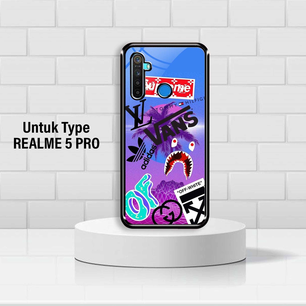 Case Realme 5 Pro - Hardcase Fullprint - Case Premium - Case Kilau - Untung Case 13 - Gambar STIKERS - Casing Realme 5 Pro - Silikon Realme 5 Pro - Case Realme 5 Pro Terbaru - Fashion Case - Pelindung Back Phone -