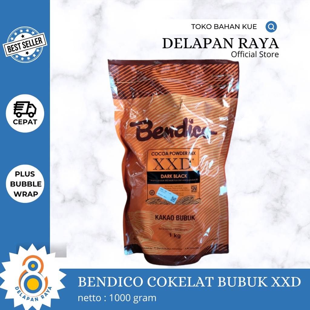 

BENDICO COKELAT BUBUK XXD DARK BLACK 1KG - 8Raya