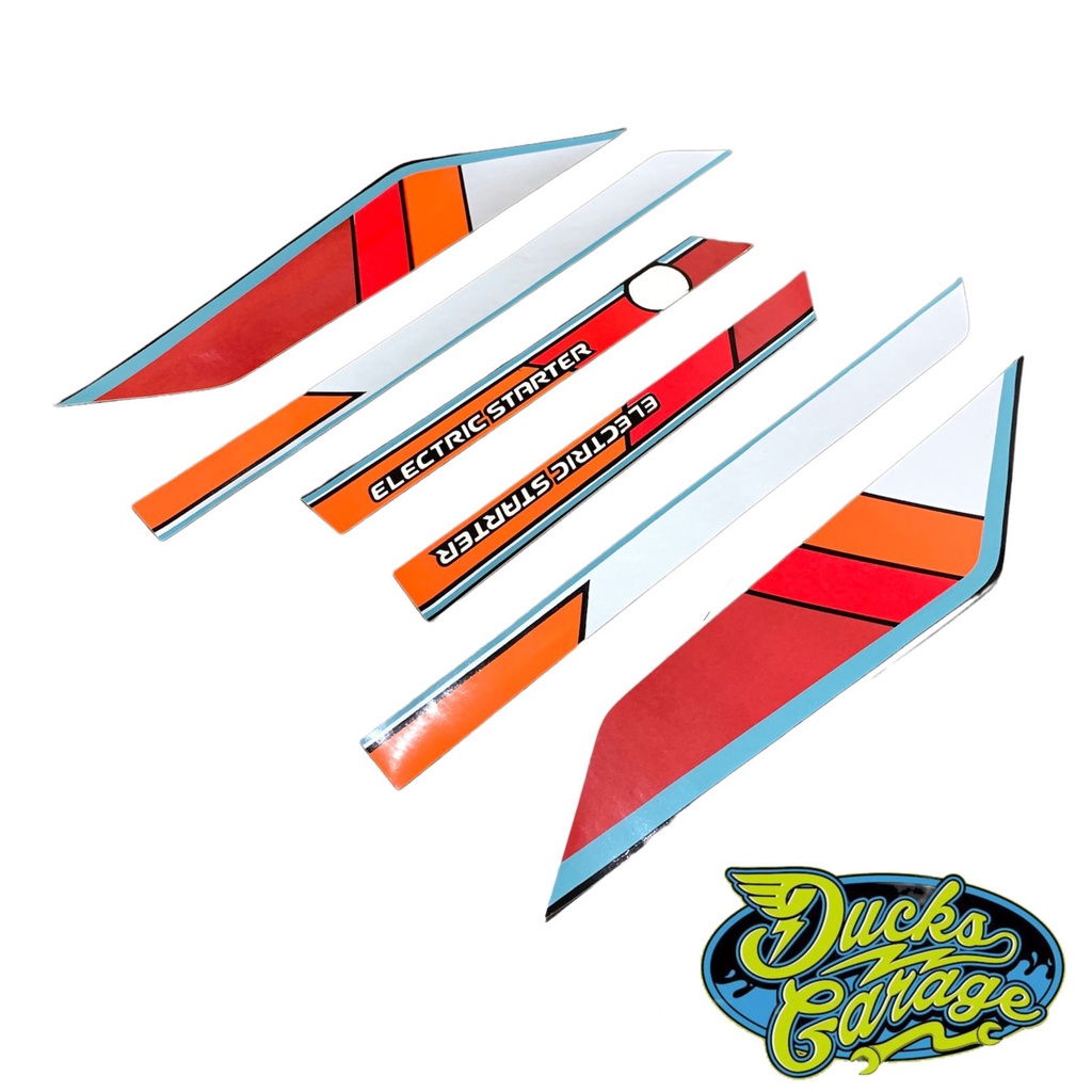 striping sticker honda astrea prima