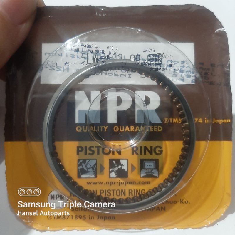 RING SEHER PISTON MIO KARBU SPORTY NPP STD 50 100