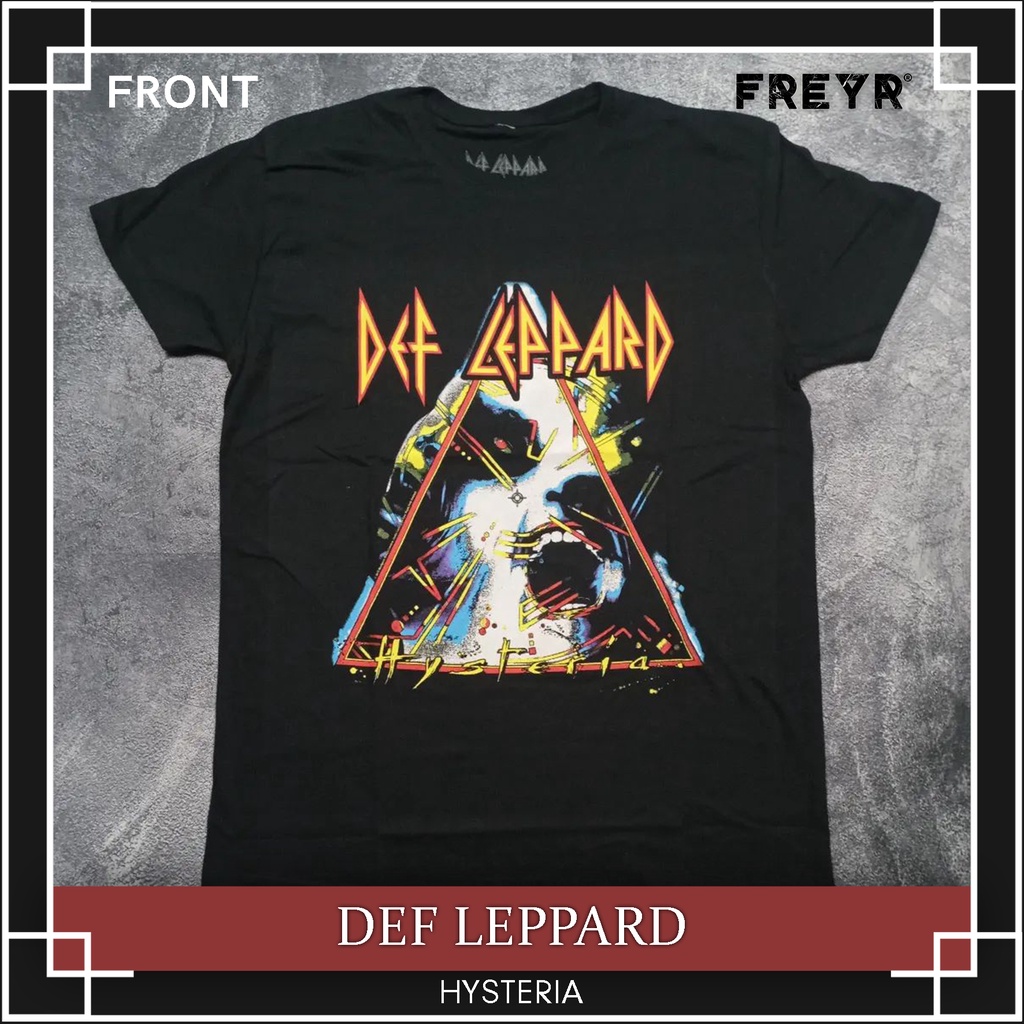 Jual Kaos Band Official Def Leppard Hysteria Original Shopee Indonesia