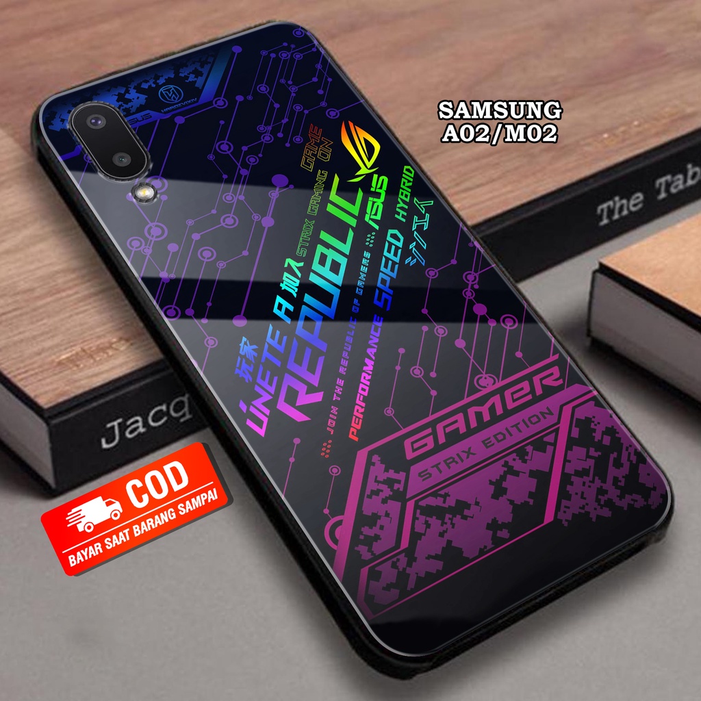 CASE SAMSUNG A02 / M02 - Casing SAMSUNG A02/ M02 Terbaru TOP ONE CASE [ ROG ] Silikon SAMSUNG M02 / 
