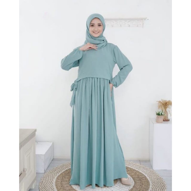 MAIRA MAXI DRESS/GAMIS  WANITA/GAMIS REMAJA PEREMPUAN/DRESS REMAJA WANITA/GAMIS PESTA/KONDANGAN WANITA