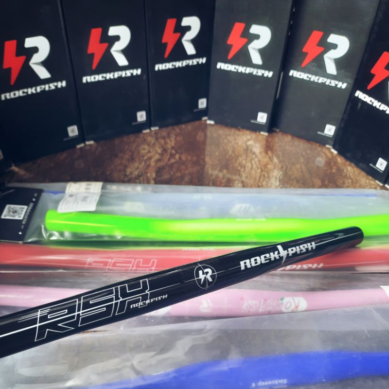 handlebar pushbike Carbon 19mm dan 22mm stang carbon rockfish pushbike