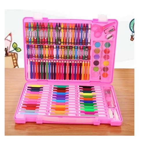 Set Krayon Mewarnai Anak 150 Pcs Pensil Warna Lengkap