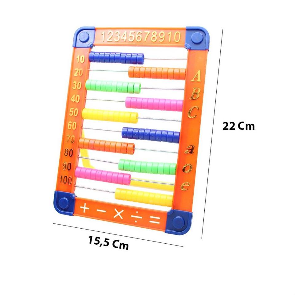 

ヿ Sempoa BESAR 15.5*22 / Sempoa import / Sempoa Abacus with stand ☈