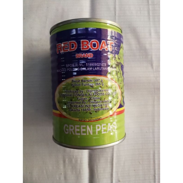 

Red boat green peas Kacang polong 397gr
