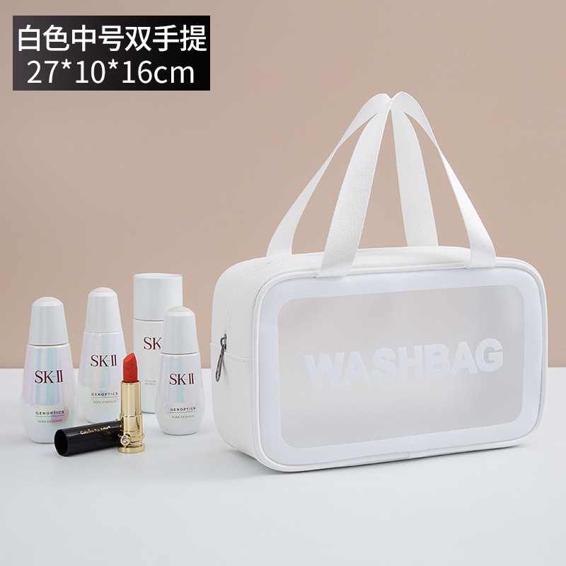 Pouch Travel Make Up Waterproof/Tas Kosmetik Model Transparant WASHBAG - YOYOSOO