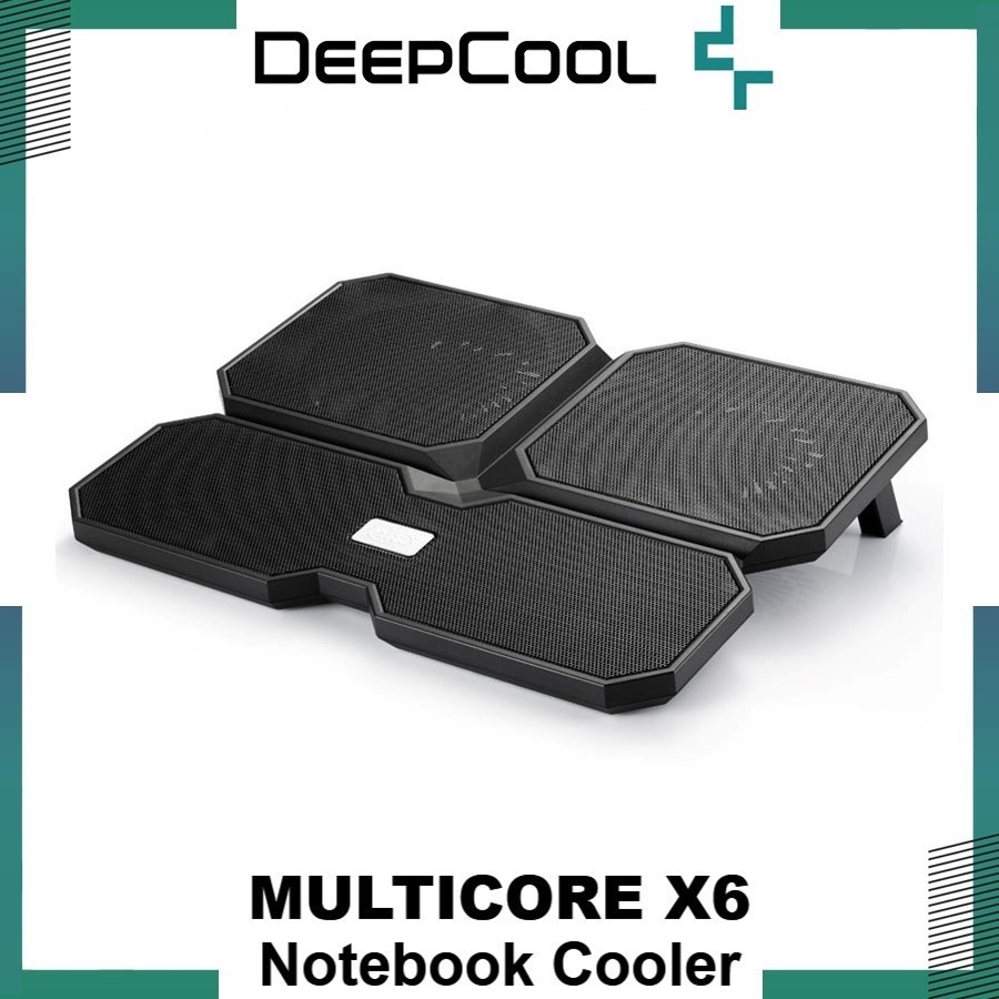 DEEPCOOL MULTI CORE X6 COOLING PAD LAPTOP COOLER DEEP COOL