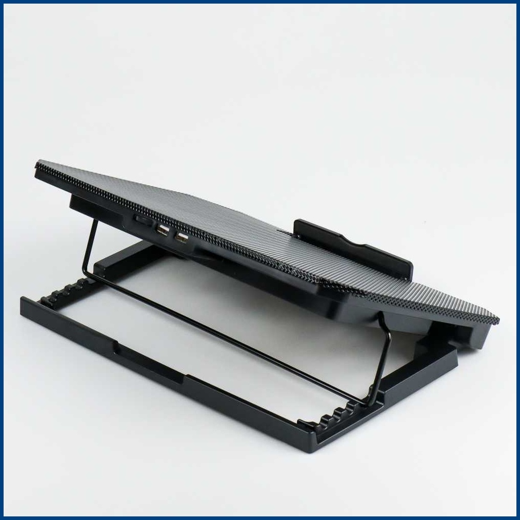 Cooling Pad Laptop Stand Adjustable Speed Double Fan 125mm - Q100