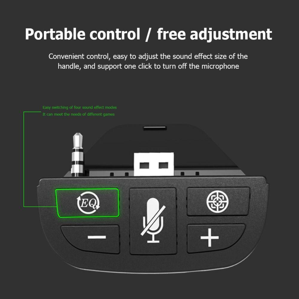 Preva Aksesoris Penambah Suara Game Controller Audio Headphone Converter