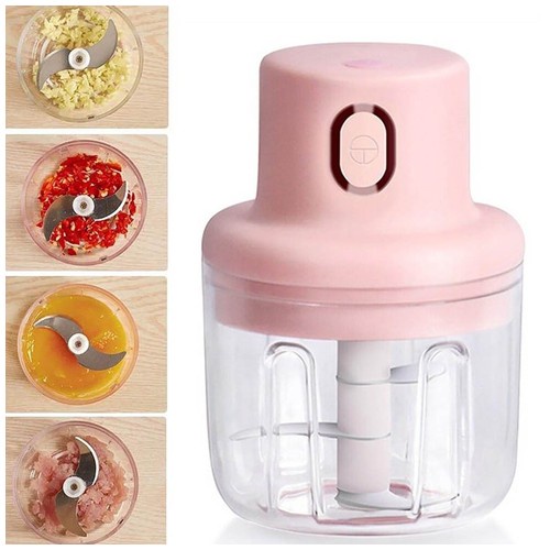 (KJO) Blender Mini Elektrik USB Untuk Mencincang Bawang Putih/Jahe/Sayuran NEW / blender portable