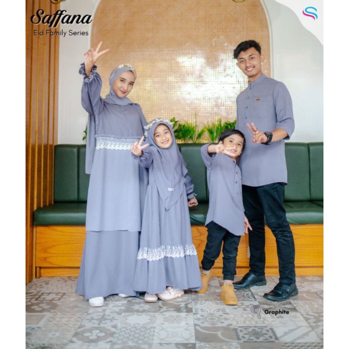SUDAH PESANAN‼️Sarimbit Saffana by Sister Hijab