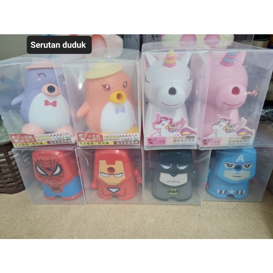 

Serutan Putar / Serutan Besar / Kado Anak - Anak / Souvenir / Perlengkapan Sekolah
