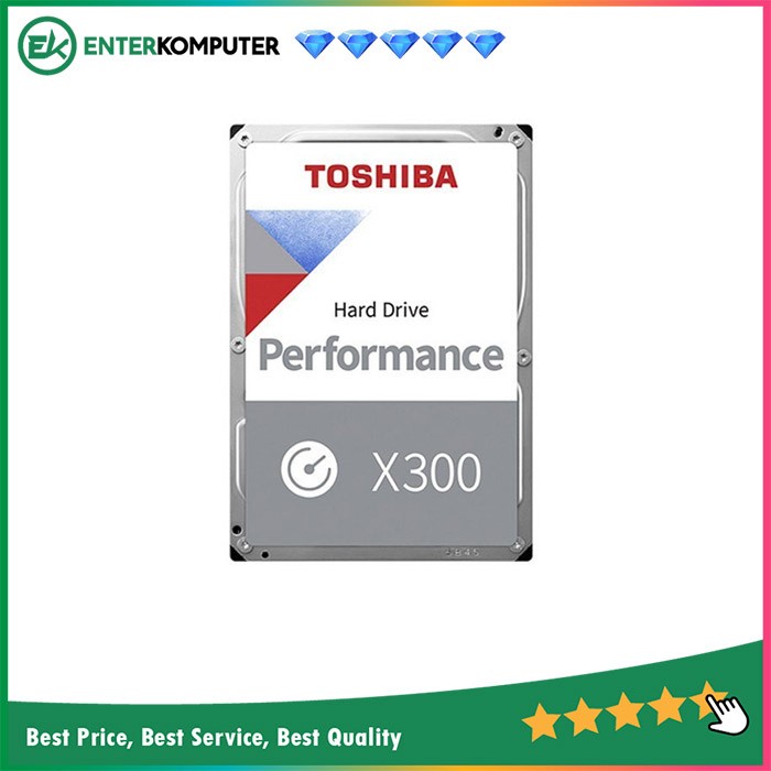 Toshiba 8TB SATA3 256MB 7200RPM - X300 Series / HDD 8TB