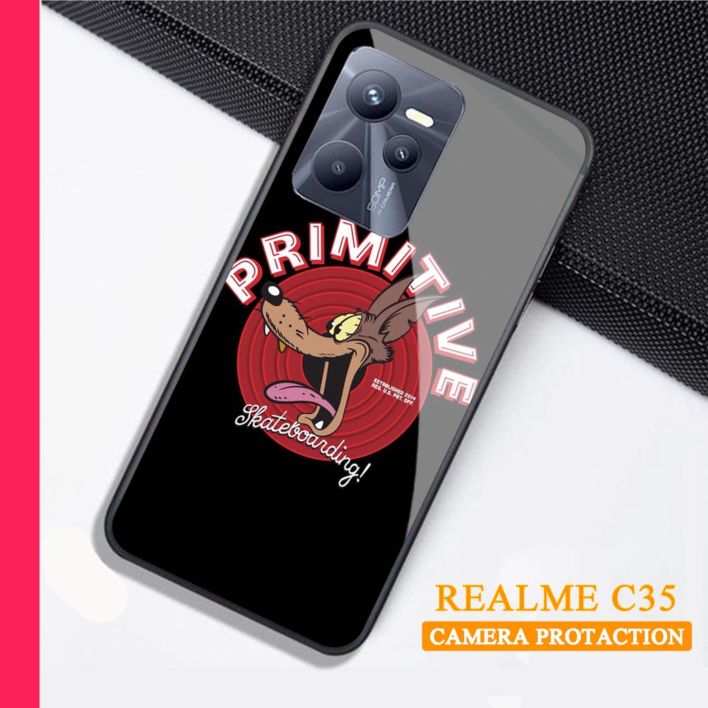 Softcase Glass Kaca REALME C35 - Case Handphone REALME C35 [T83]