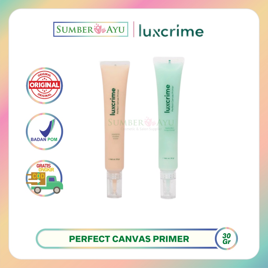 Jual Luxcrime Perfect Canvas Primer 30g Shopee Indonesia