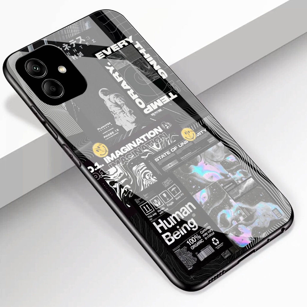 (U 074) Case Kaca Samsung A04 A04e - Casing Hp Samsung A04 A04e - Softcase Kaca Glossy Samsung A04 A