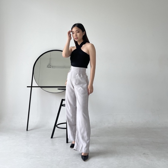 Gillian Highwaist Pants / Highwaist Pants Wanita