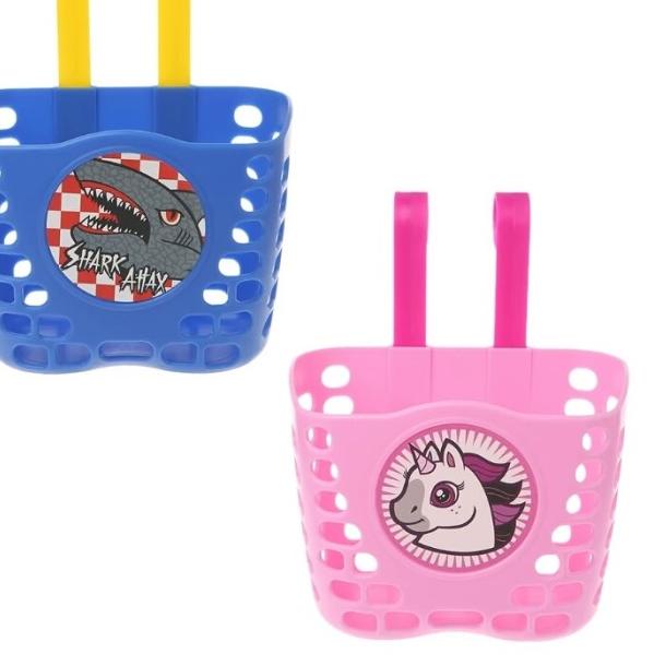 Keranjang Sepeda Anak Anak Motif karakter anak / Keranjang Sepeda lucu - PINK