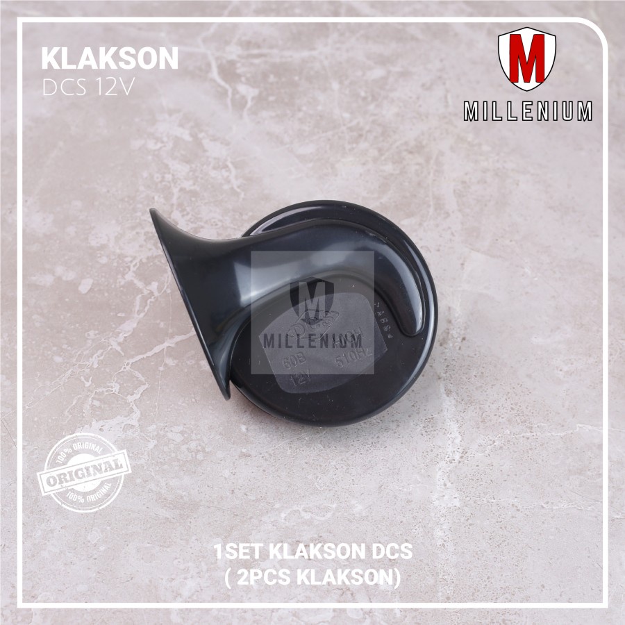 KLAKSON DCS BLACK TWIN TONE MOBIL MOTOR DENGAN KABEL RELAY BOSCH D3500