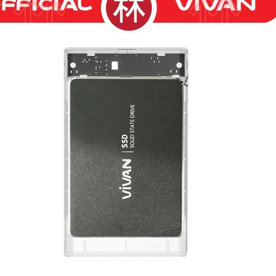 Vivan VSHD1 - Transparent 2.5 Inch SATA USB 3.0 External Hard Driver - VSHD1