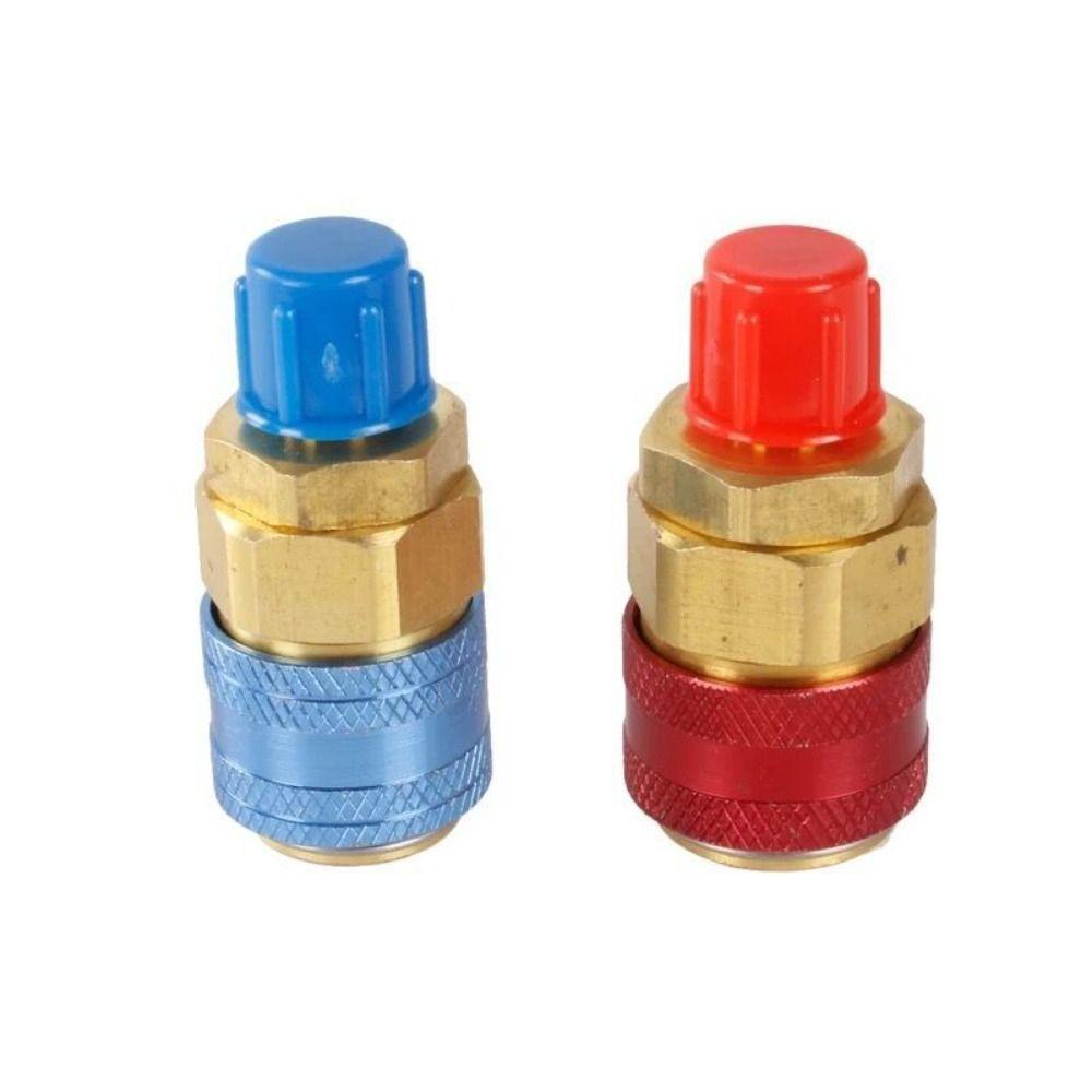 LANFY Fluoride Converter 2pcs Tahan Lama Ac Mobil Aksesoris Fitting Manifold Hoset Tools Aconditioner Connector