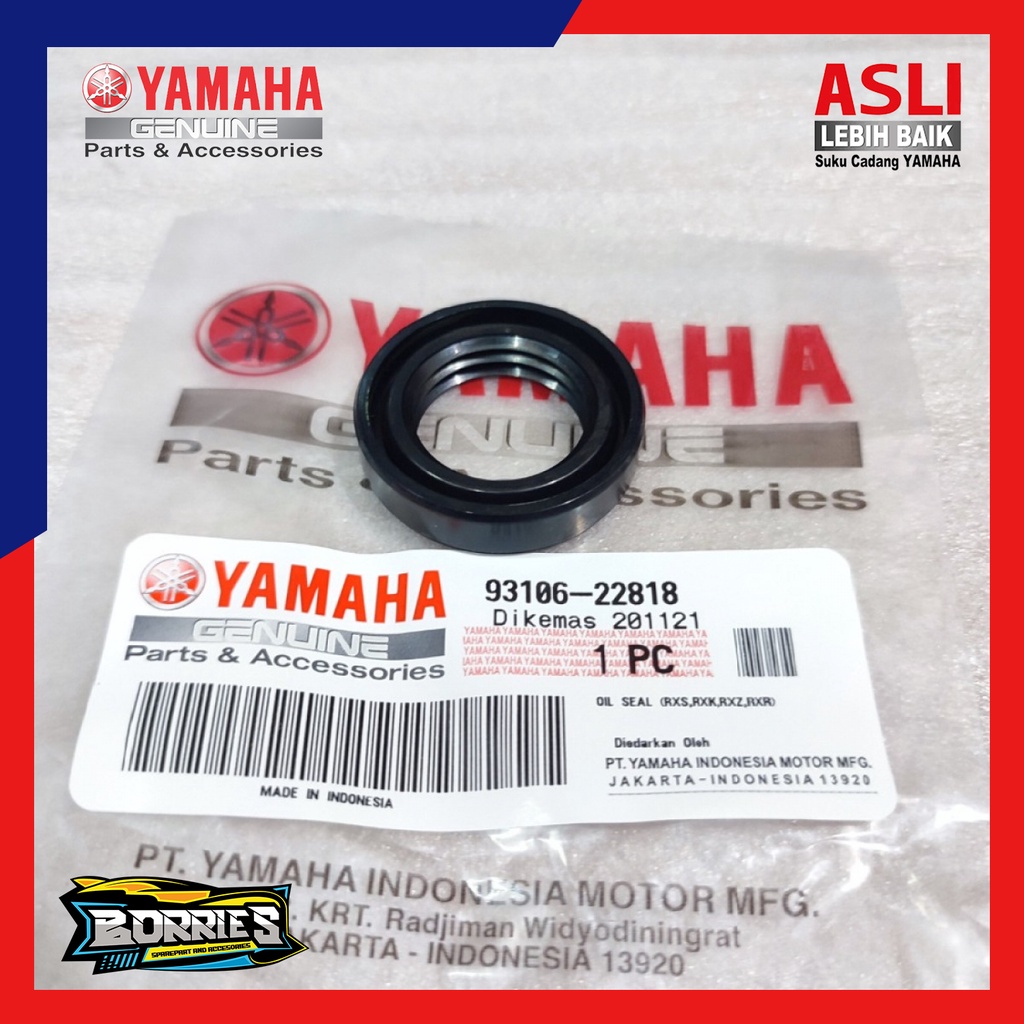 SEAL SIL RODA DPN DEPAN KANAN RX KING ASLI ORI YAMAHA 93106-22818