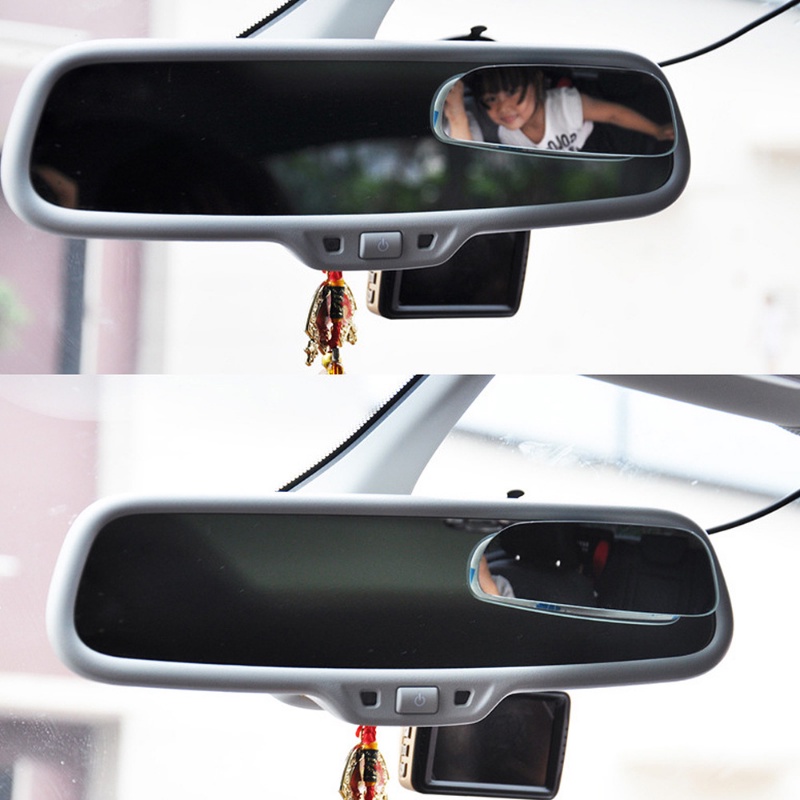 1/2 Pcs HD Glass Round Square Car Blind Spot Mirror/ Auto Motorcycle 360° Adjustable Wide Angle Rearview Mirrors