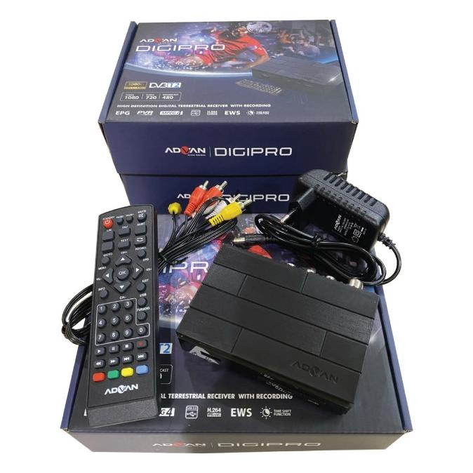 Set Top Box Advan Dv3 T2 Digipro Stb Antena Tv Digital Wifi