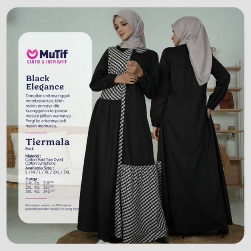 GAMIS MUTIF TIERMALA | GAMIS MUSLIMAH TRENDY MUTIF DAMOZA UPMORE