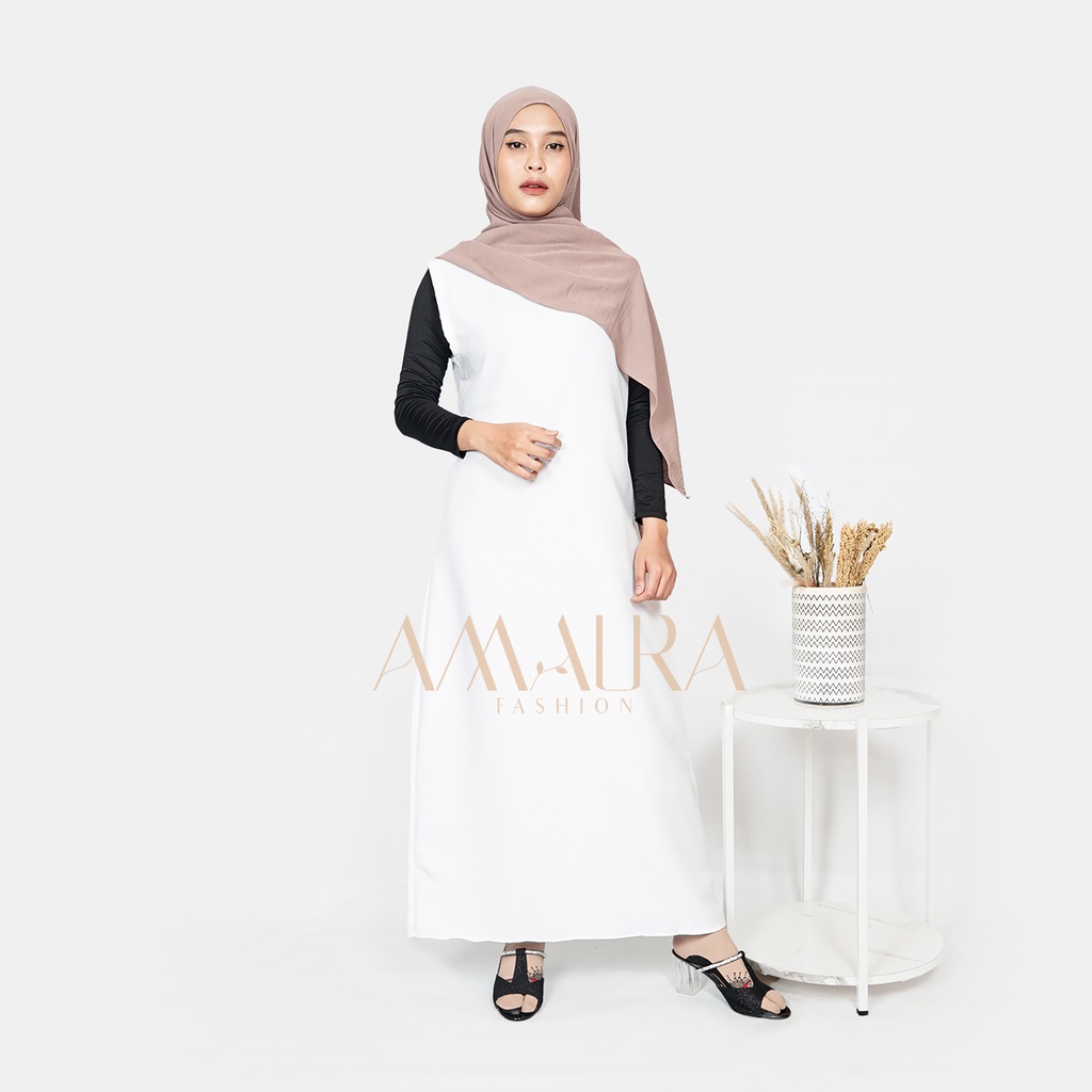 AMAURA FASHION | Dalaman Gamis Tanpa Lengan | Dalaman Dress Tanpa Lengan | Iner Dress Busui | Dalema