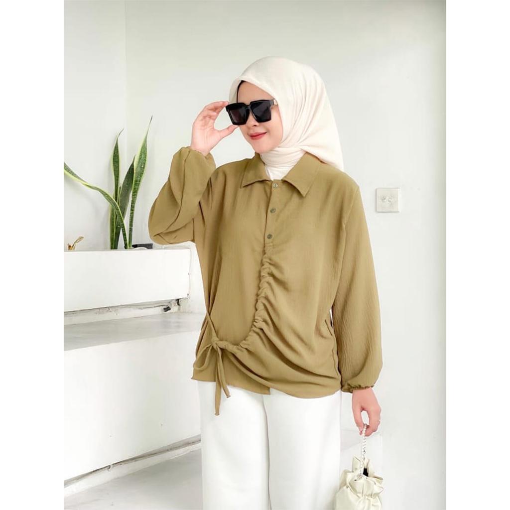 AFI - MC - ⭐️ PREMIUM AIRFLOW CRINCLE ⭐️ Namia CRINCLE Blouse Kerut