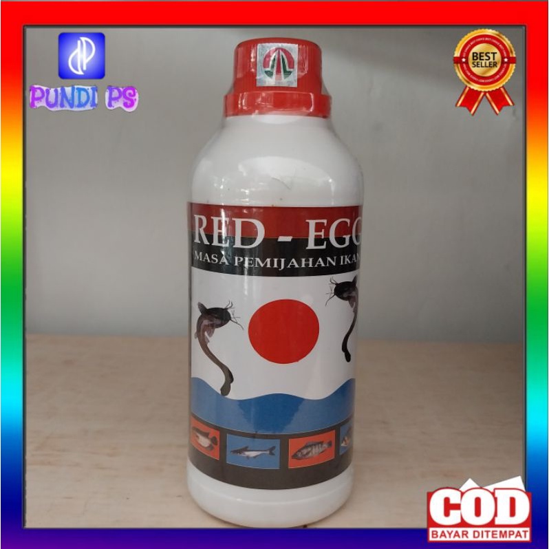 RED EGG 500 ml meningkatkan birahi dan reproduksi telur ikan